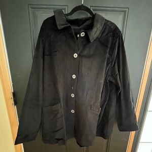 Women Within light corduroy 1X jacket.